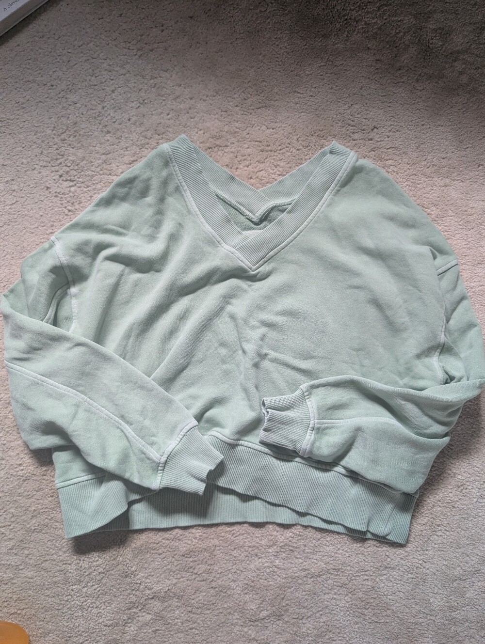 Aerie Vneck Cropped Sweater
